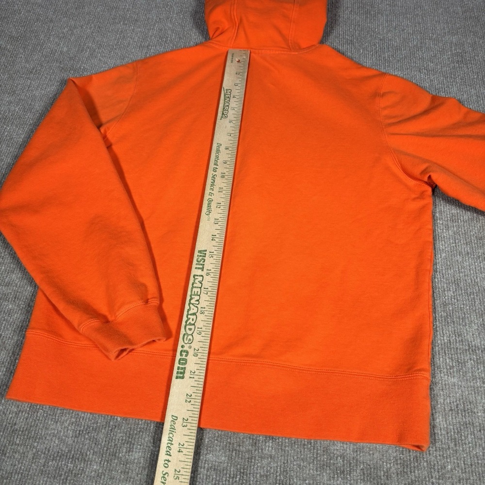 Cleveland Browns Hoodie Sweatshirt Womens L Full Zip Orange Embroidered Reebok - Picture 7 of 7